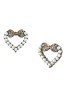 Korean Made Cubic Zirconia Heart Dailywear Stud Earring For Women (KDAJEGS111809)